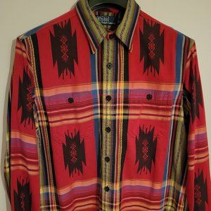Polo Ralph Lauren Vintage 90s Aztec Western Button-Down Shirt